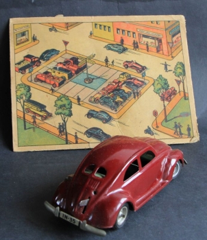 JNF Neuhiel Volkswagen Kdf 1939 "IN 35" Tinmodel with Frictiondrive and original boxtop (1316)